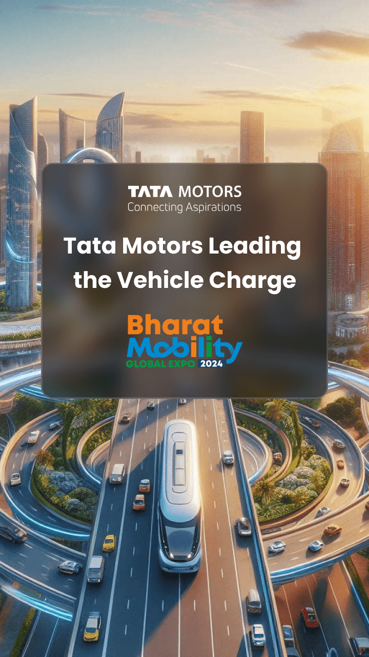 Tata Motors presented 10 advanced, efficient, and eco-friendly options, including Trucks, Buses, Tippers, and mini trucks.
