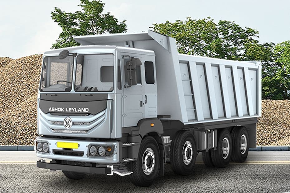 Ashok Leyland 3520 8x4 Tipper Left Front Three Quarter