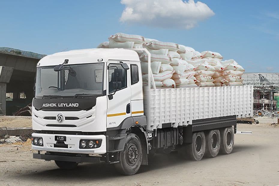 Ashok Leyland 4125 8x2 DTLA MAV White Colour