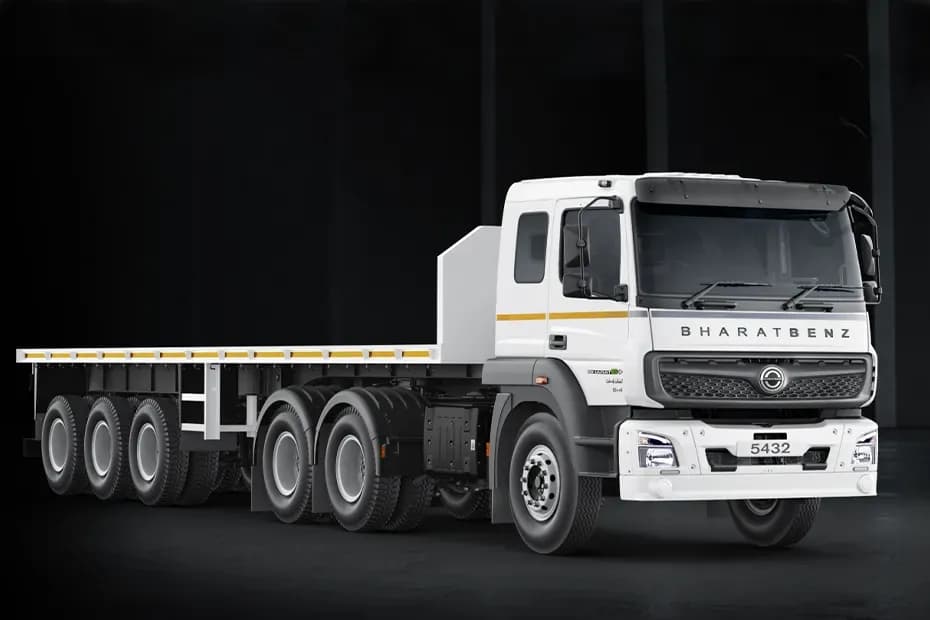 BharatBenz 5432T White Colour