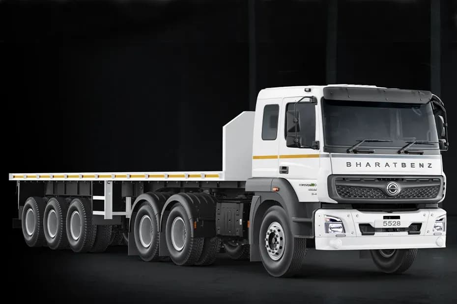 BharatBenz 5528T 6x4 White Colour