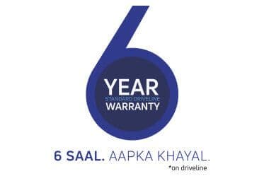  Warranty in km's