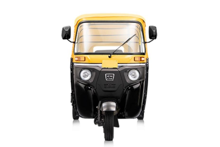Bajaj RE Black Yellow Front View