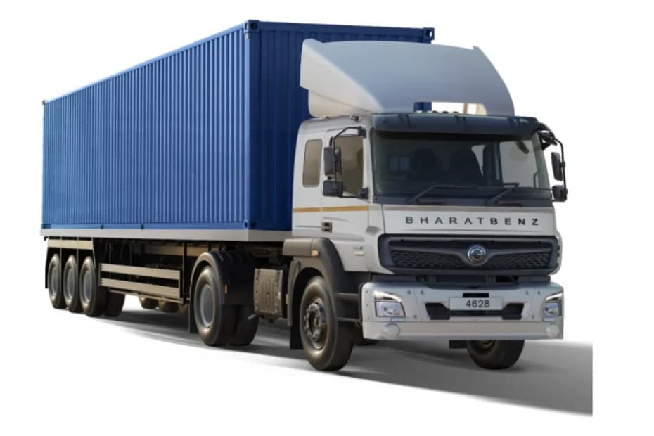 BharatBenz 4628T 4X2 Trailer White & Blue Color
