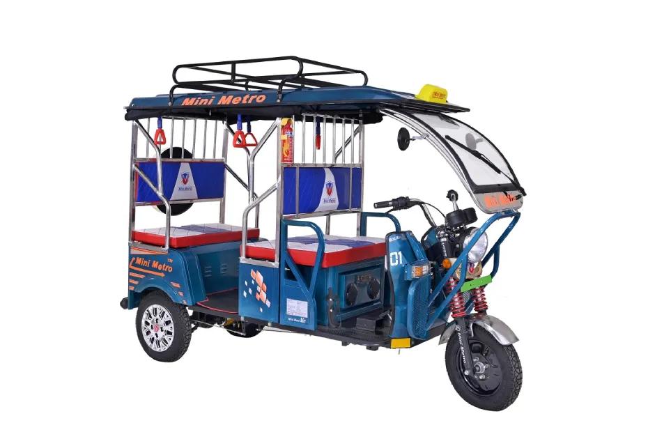 Mini Metro Blue E Rickshaw Light Blue