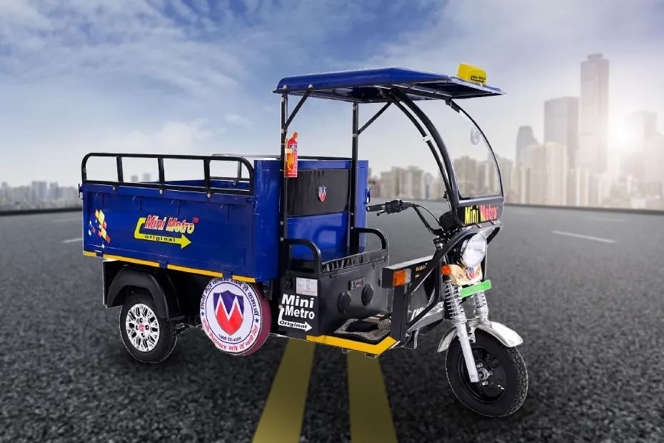 Mini Metro Electric Cargo Rickshaw Front Right Side