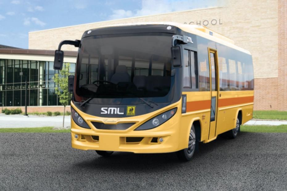 SML Isuzu Executive Lx School Bus Left Front Three Quarter