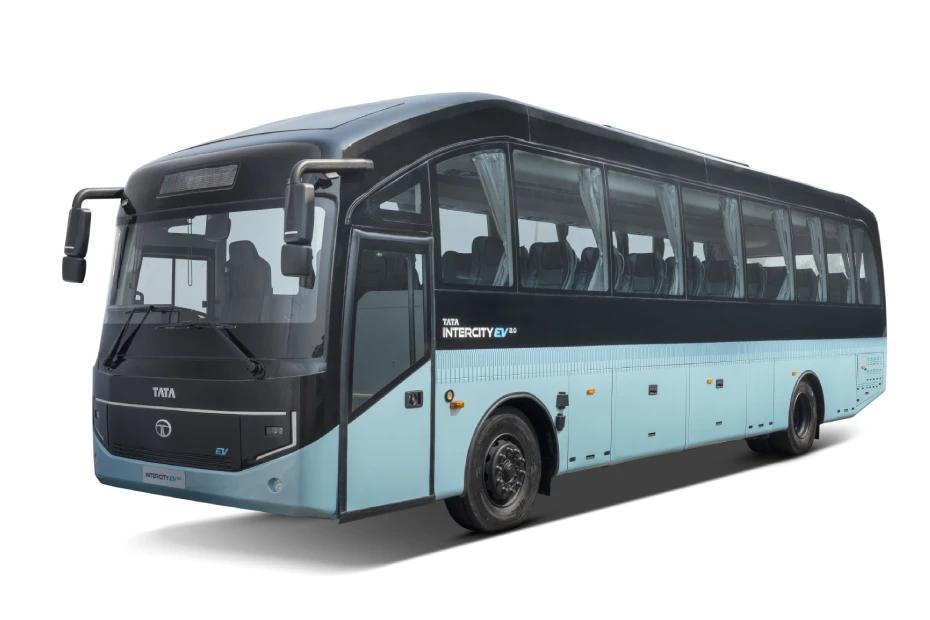 TATA Intercity EV2.0 Pastel Blue Color TATA Intercity EV2.0 Pastel Blue Color