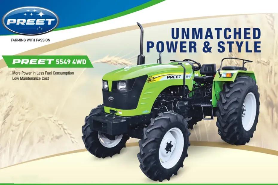 Preet 5549 4WD Front Left Side