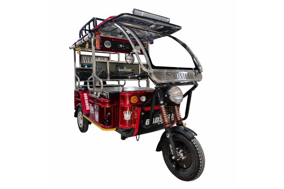 Badshah Prince SS E Rickshaw Red Color