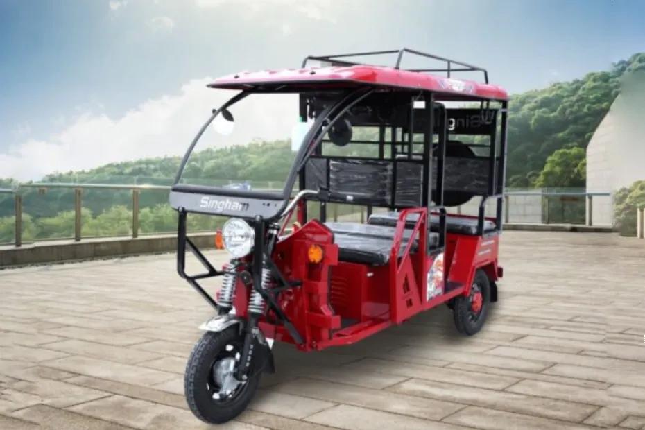 Singham I E-Rickshaw Red Color