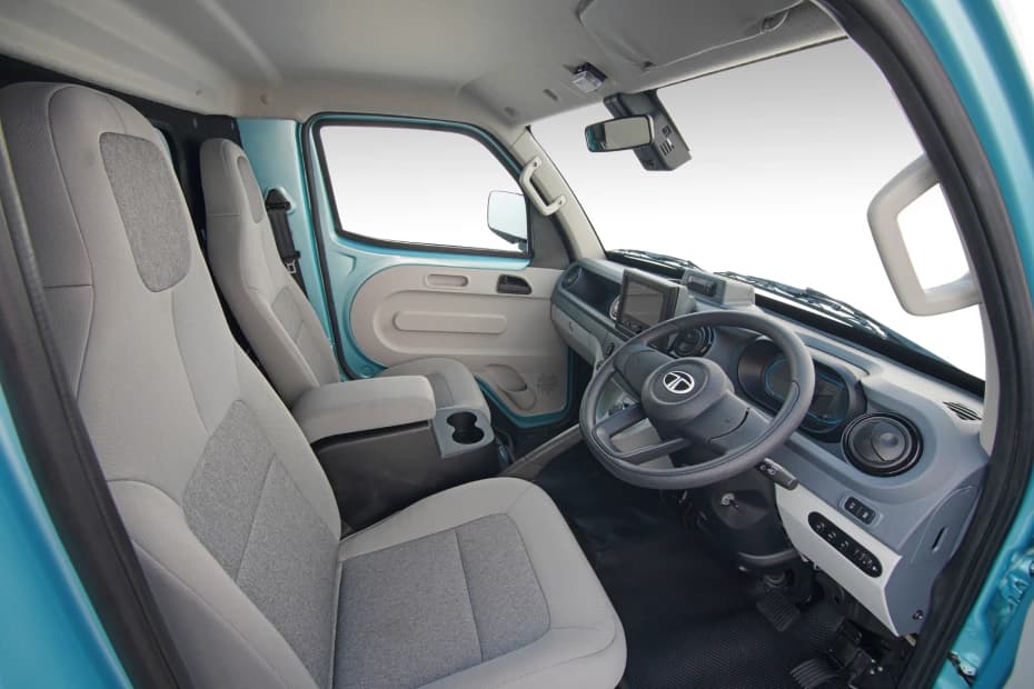 Tata Intra EV Pickup Cabin View