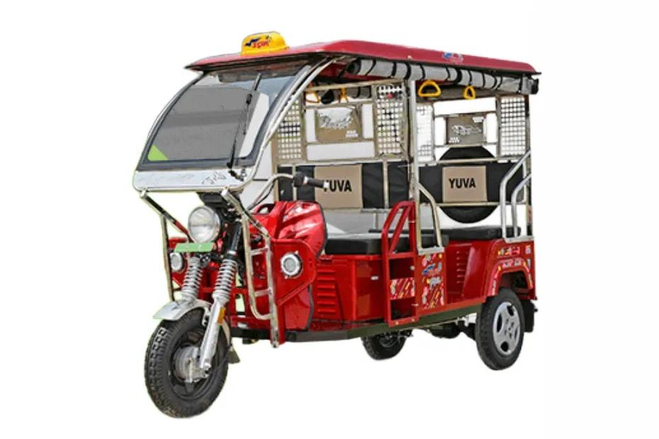Udaan Yuva E-Rickshaw Red Color Udaan Yuva E-Rickshaw Red Color