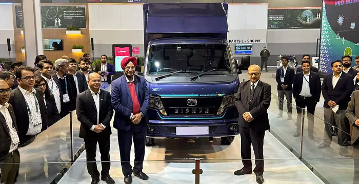 ev first eicher truck