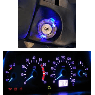 White Illumination Facia and Ignition Switches