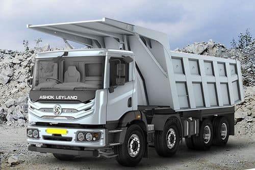 Ashok Leyland 3525 Tipper Left Front Three Quarter