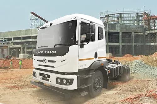 Ashok Leyland AVTR 4220 4x2 white  colour