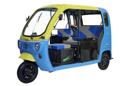 Godawari Eblu Rozee E AutoNeon Yellow Green & Blue Color