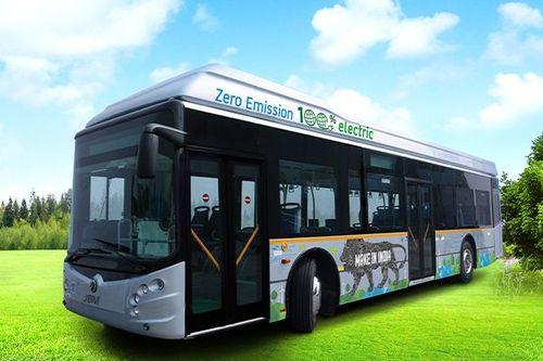JBM ECOLIFE Electric Bus Grey Colour