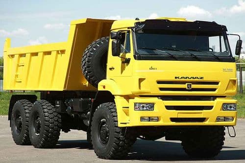 Kamaz 6520 6x4 Yellow Colour