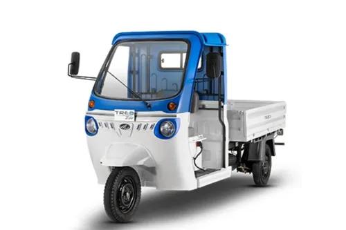 Mahindra Treo Zor Pickup White & Blue Color
