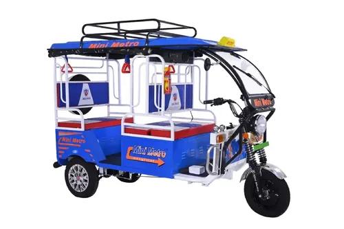 Mini Metro E Rickshaw Blue Color
