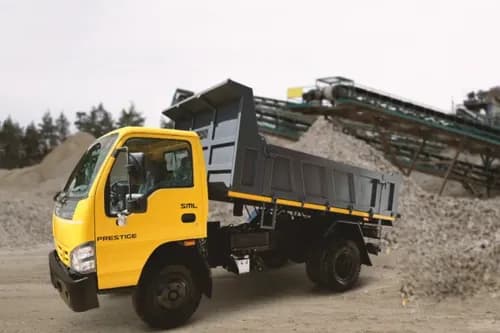SML Isuzu Prestige CNG Yellow & Grey Color