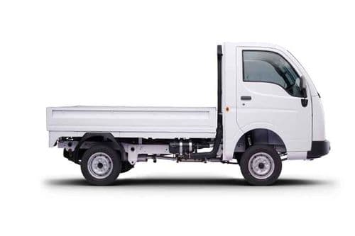 Tata ACE Gold right side profile - flatbed chassis side view mini truck India 2026