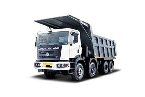 Ashok Leyland 3532 Tipper 8x4 White Colour