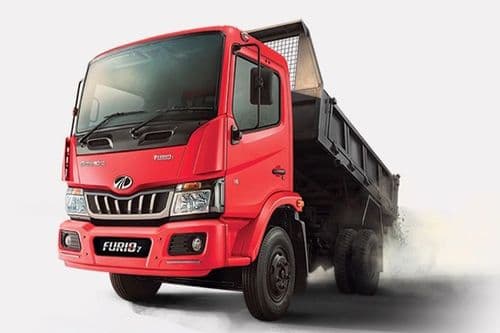 Mahindra Furio 7 Tipper Red & Grey Colour