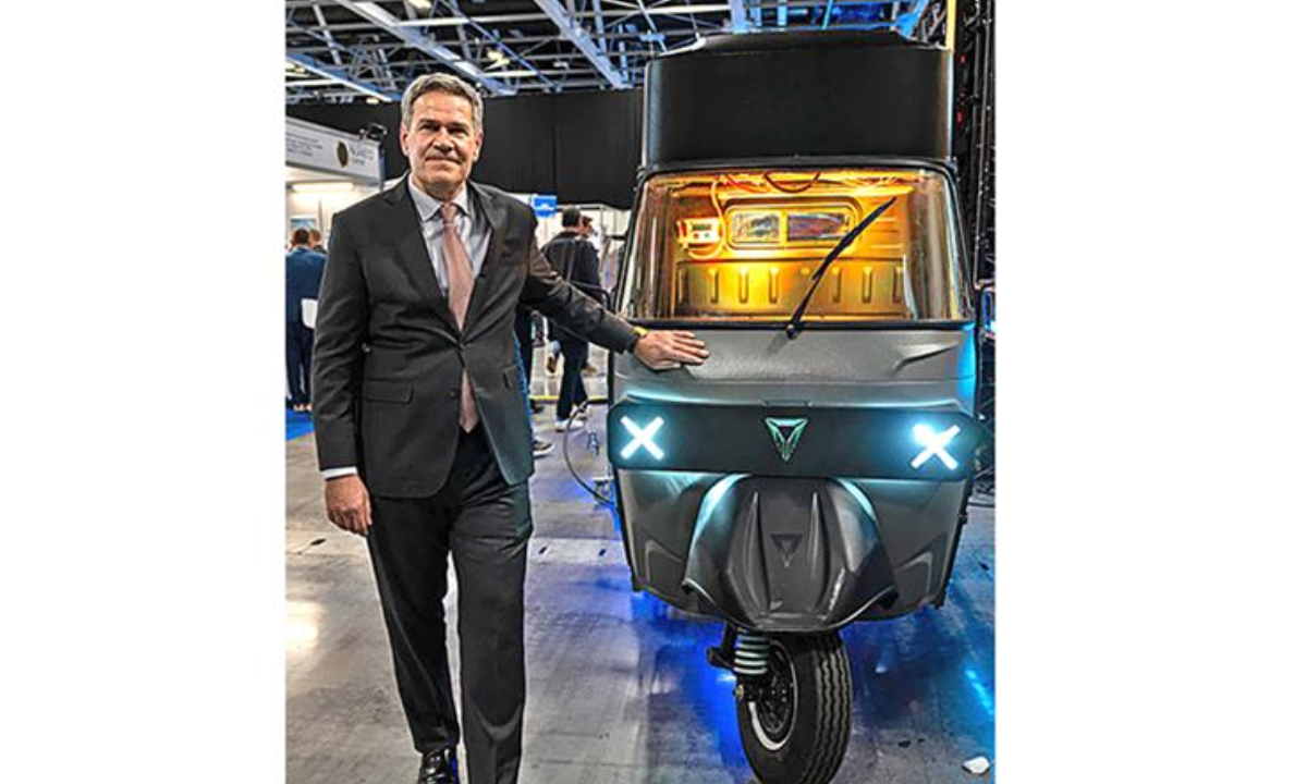 hydrogen powered electric three wheeler
