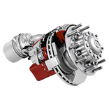 AIR Brakes with Separate Vacuum pump on engine to improve the braking efficiency
