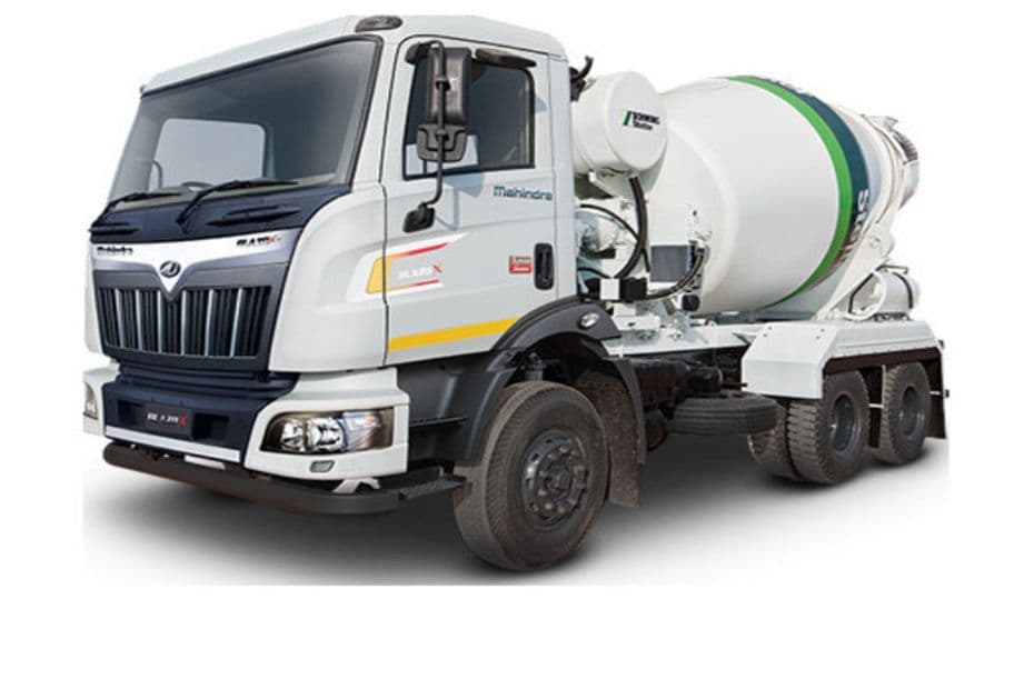 Mahindra Blazo X 28 Transit Mixer White Colour