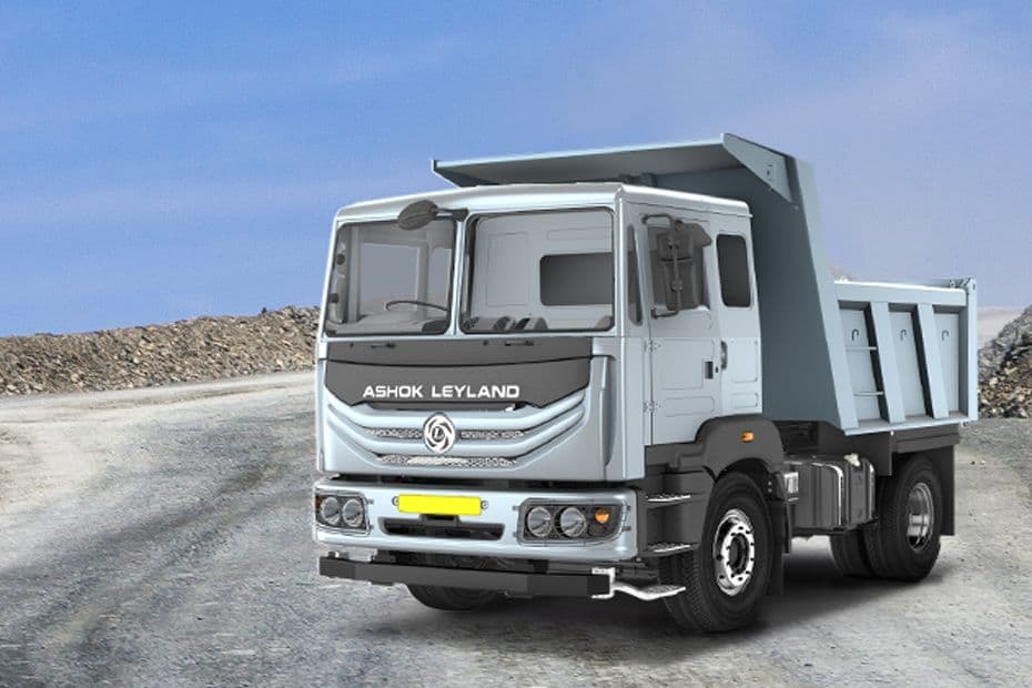 Ashok Leyland 1920 Tipper Front Left Side