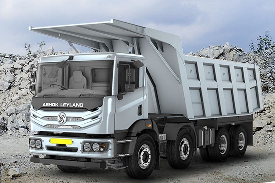 Ashok Leyland 3525 Tipper Front Side