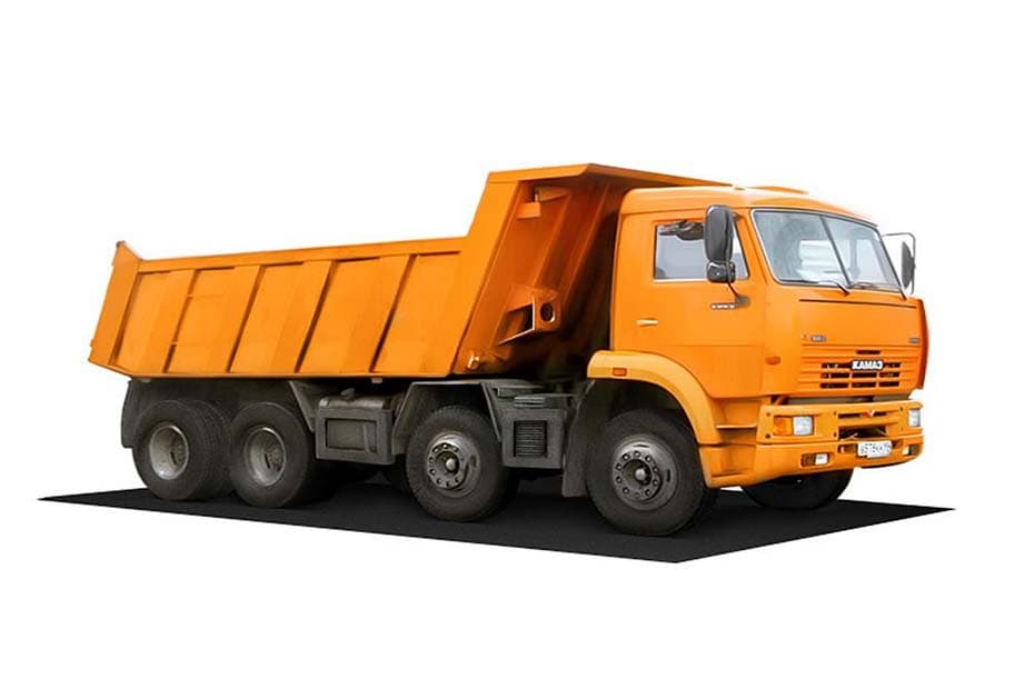 Kamaz 6540 8x4 Orange Colour