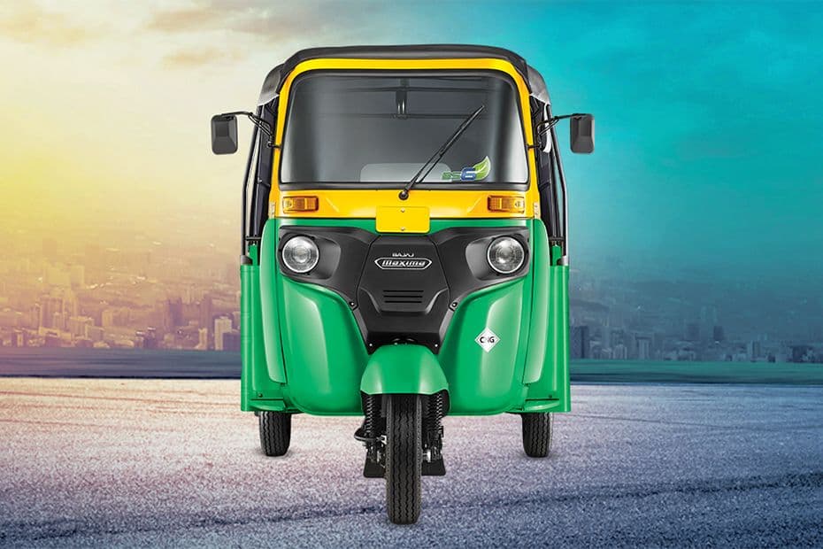 Bajaj Maxima X Wide Eco-Green Front Side
