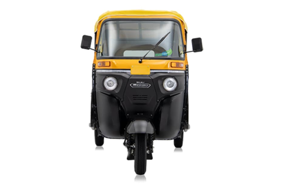 Bajaj Maxima Z Black-Yellow Front View
