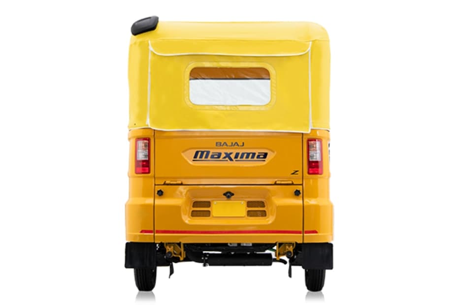 Bajaj Maxima Z Golden-Yellow Rear View
