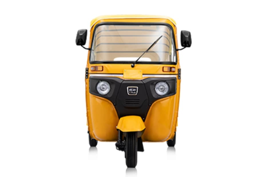 Bajaj RE Golden Yellow Front View