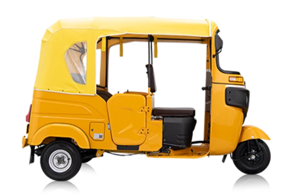 Bajaj RE Golden Yellow Right Side View