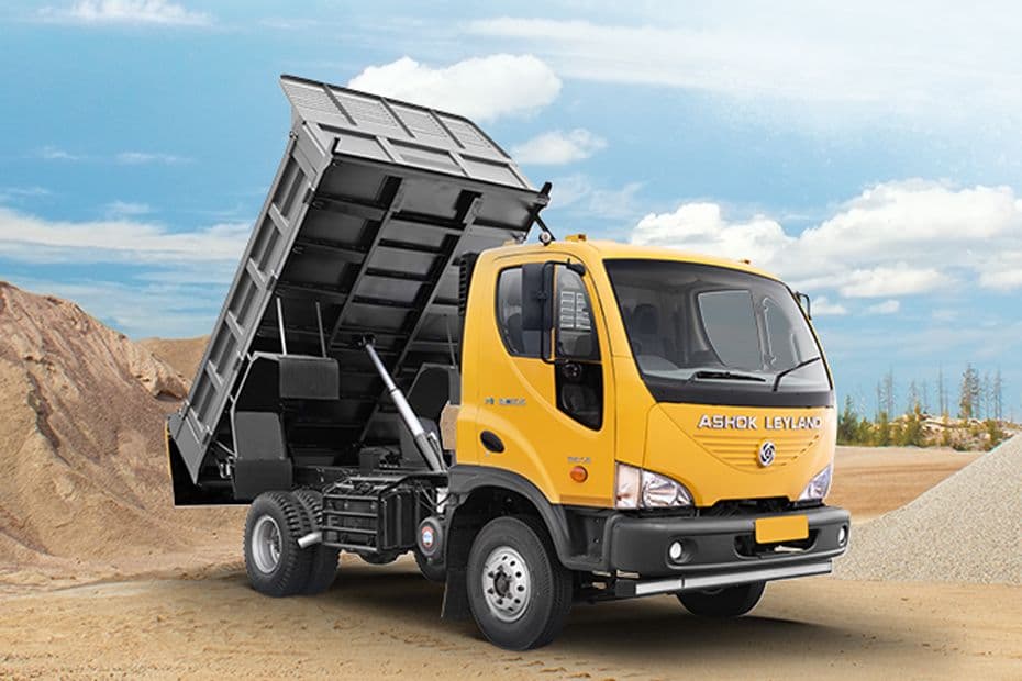 Ashok Leyland BOSS 1115 Tipper Yellow Colour