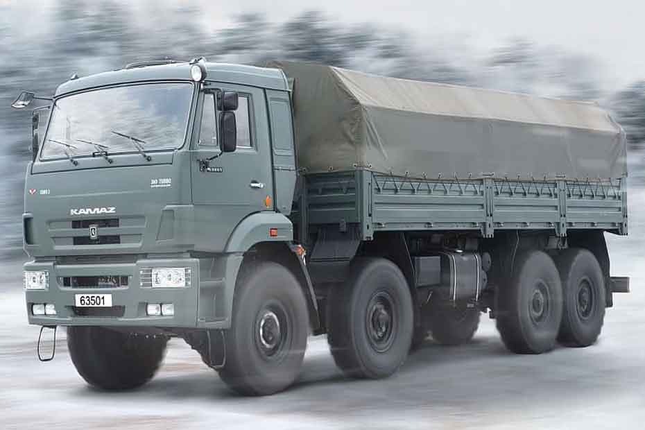 Kamaz 63501 8X8 Front Left Side