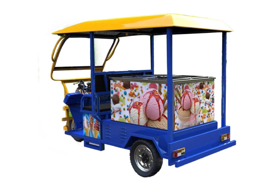 Mac Ice Cream Cart Left Rear Three Quarter