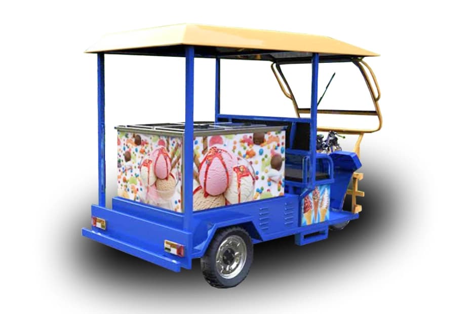 Mac Ice Cream Cart Right Rear Three Quarter