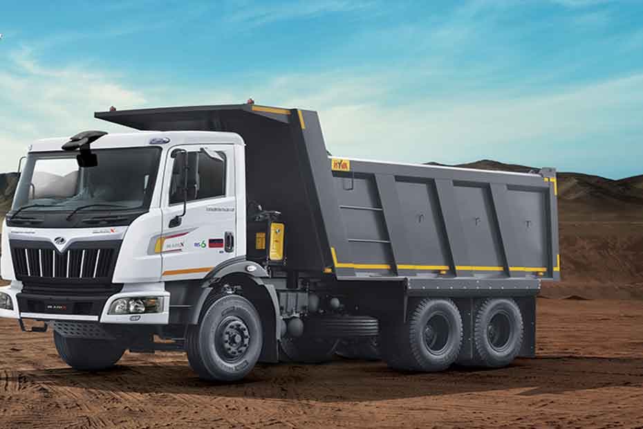 Mahindra Blazo X 28 Tipper Left Side