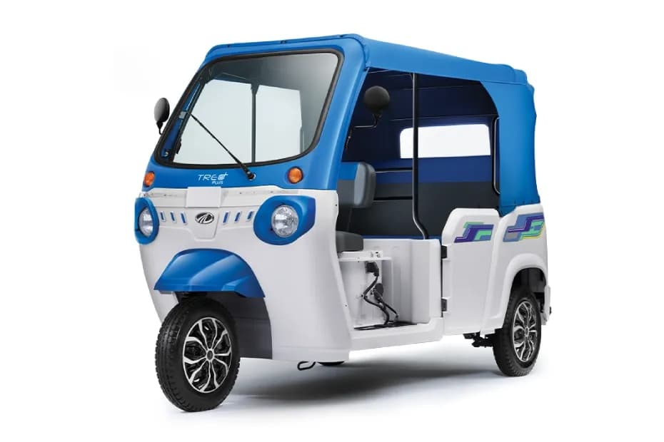Mahindra Treo Plus White & Blue Color