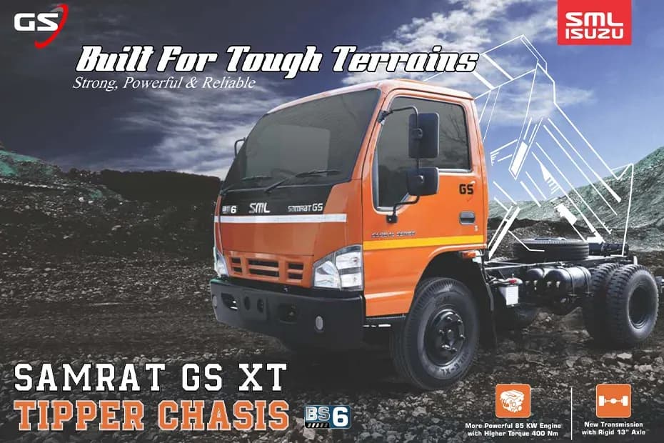 SML Isuzu Samrat GS Tipper Chassis