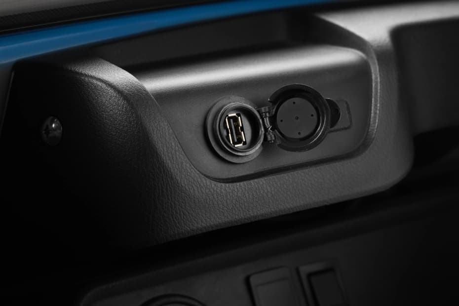 TVS King EV Max USB Mobile Charging Port
