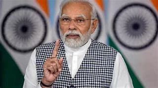 PM Modi launches grain storage plan for farmers.